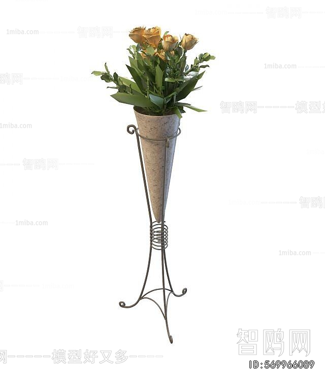 Simple European Style Flower Arrangement