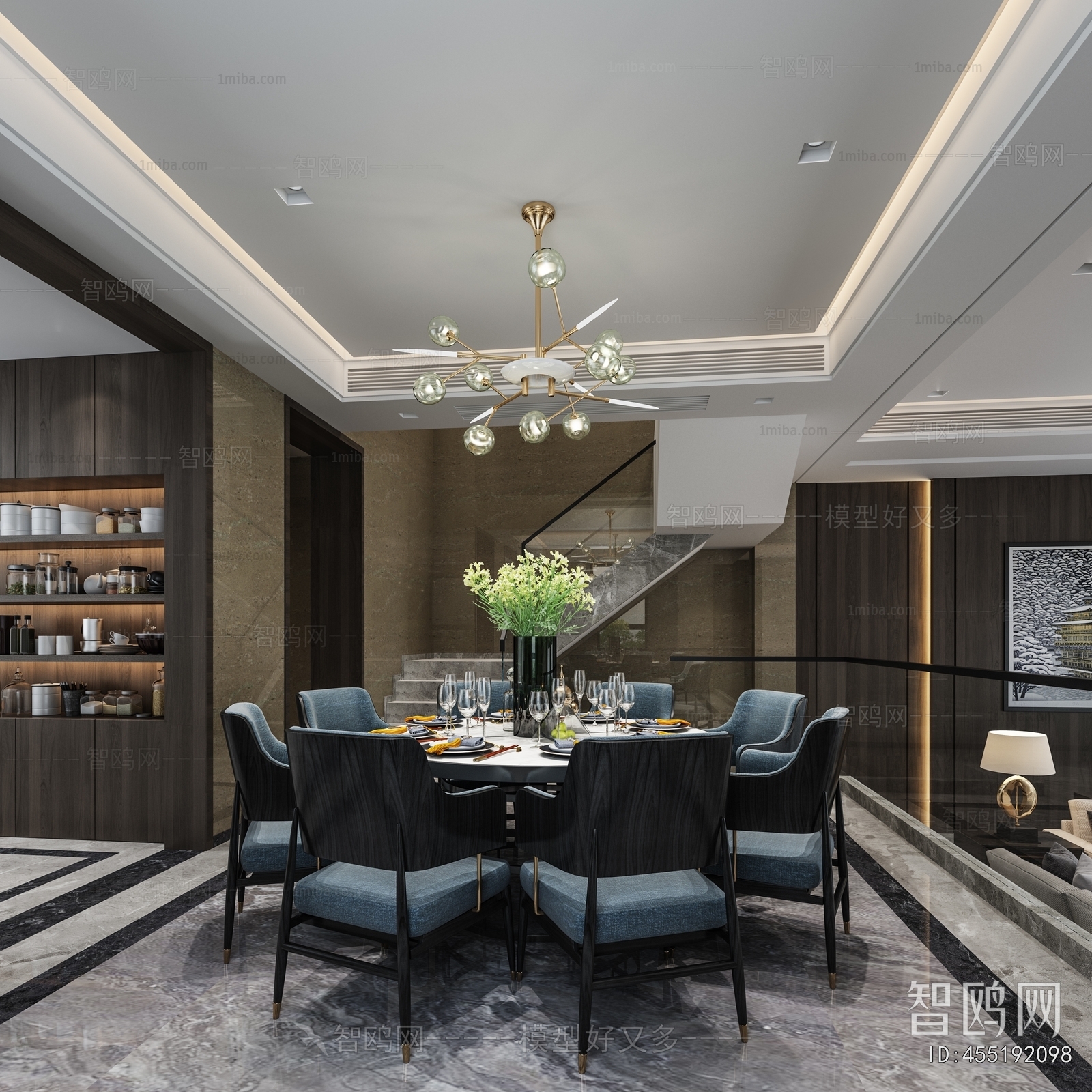 Post Modern Style Dining Room