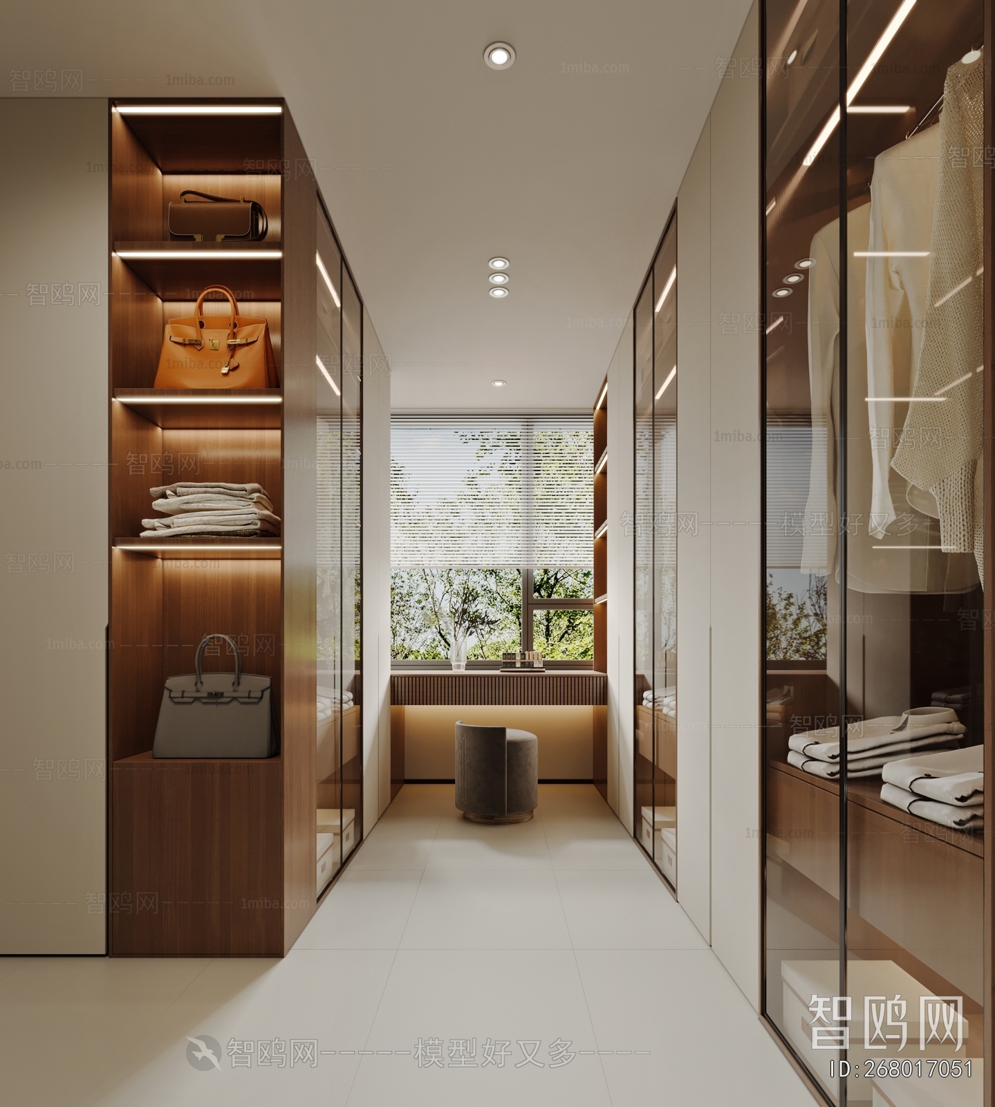 Modern Clothes Storage Area