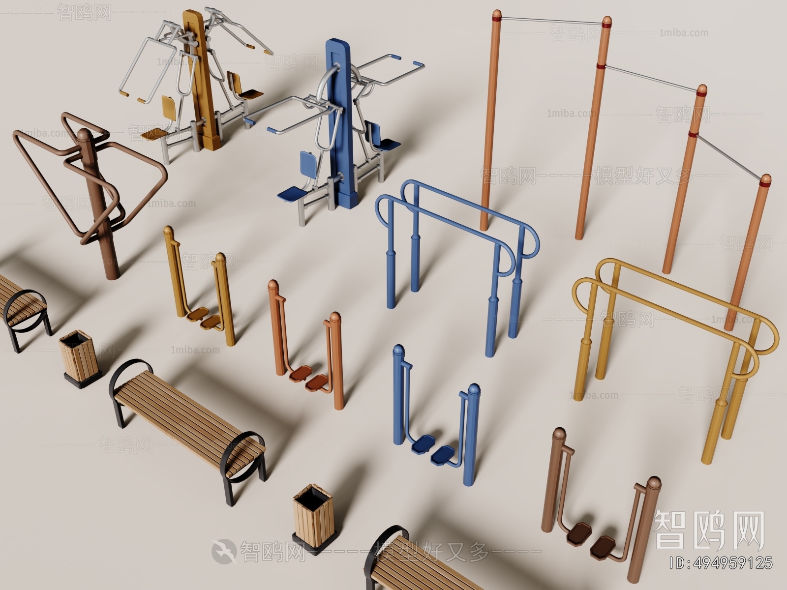 Modern Fitness Equipment