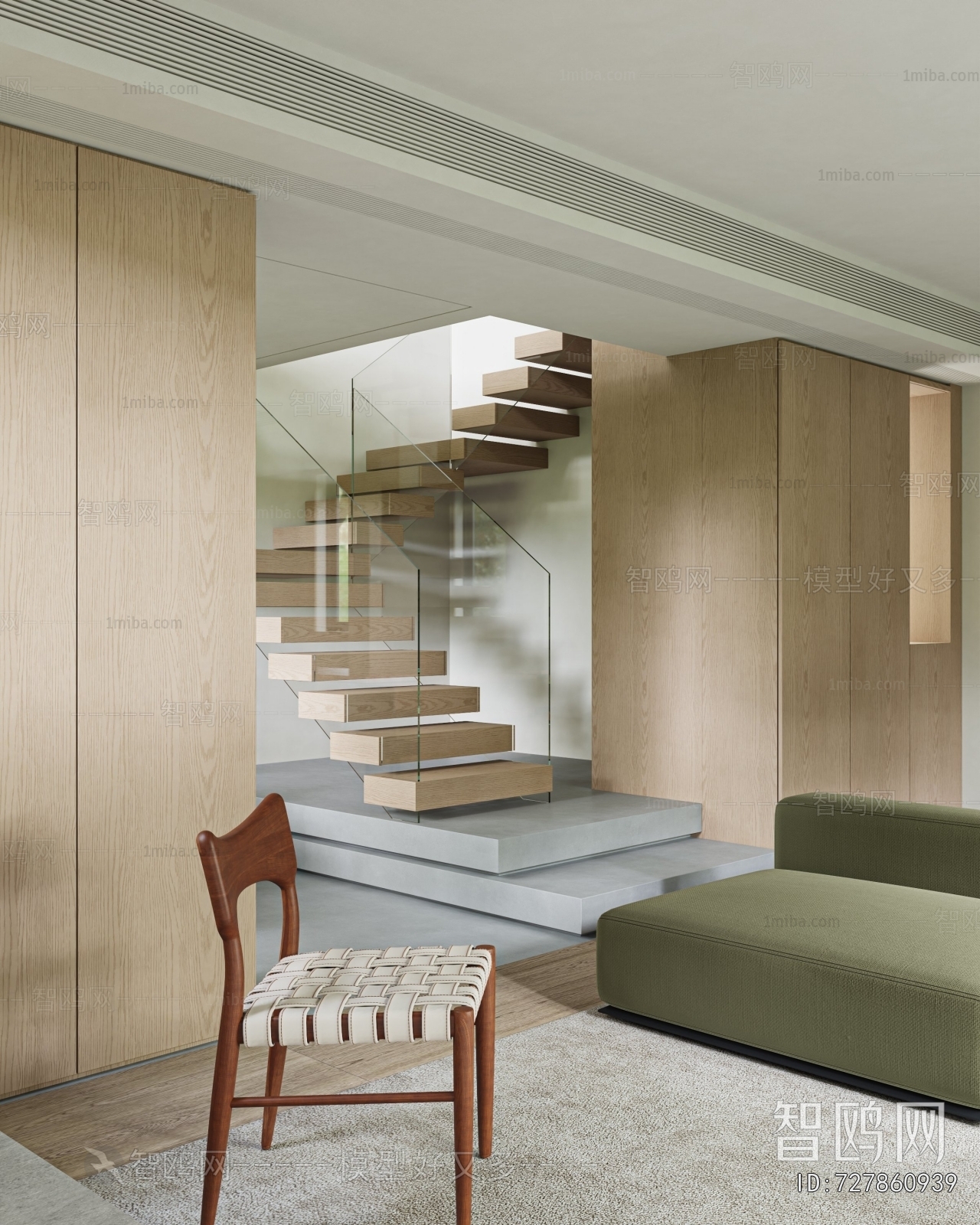 New Chinese Style A Living Room