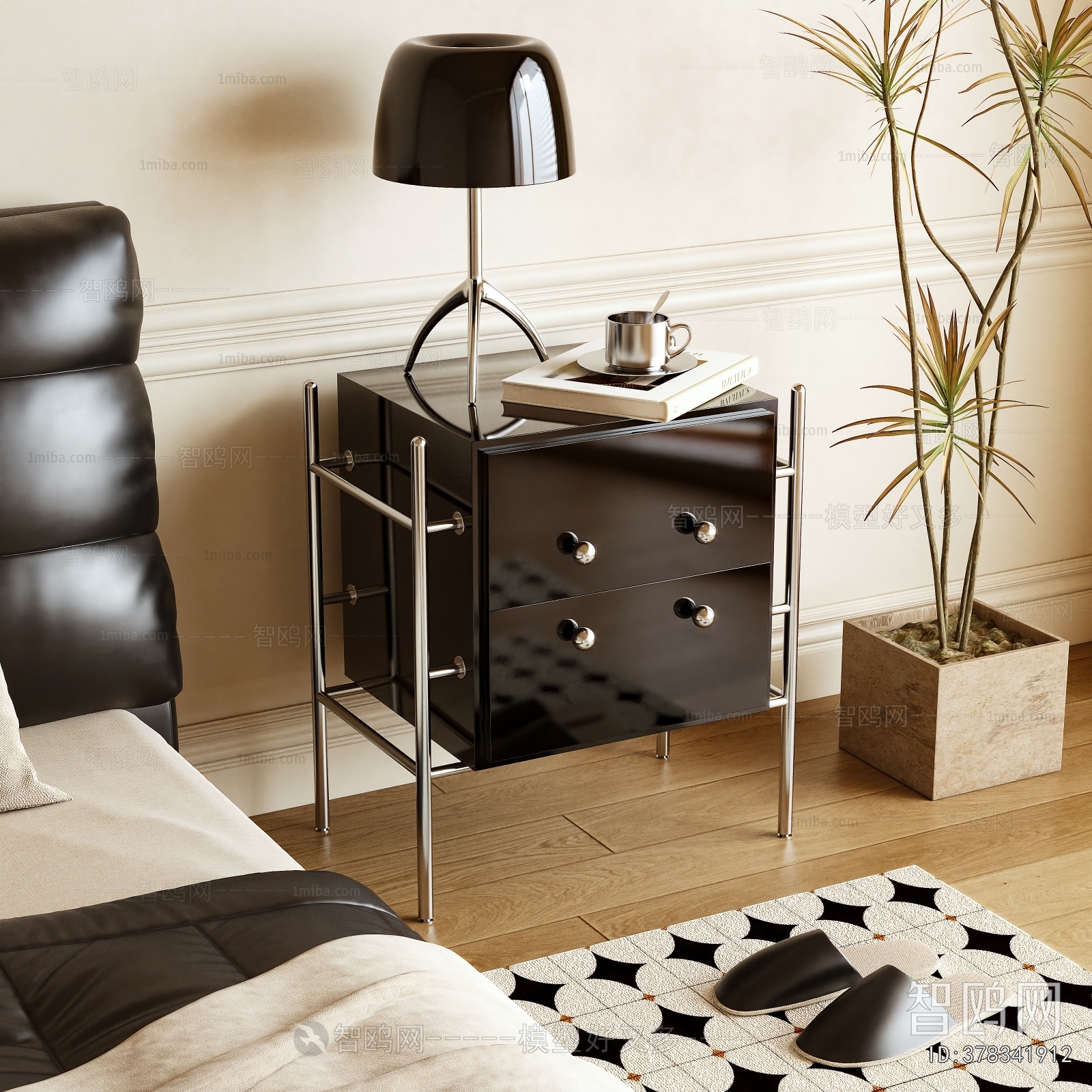 Modern Bedside Cupboard