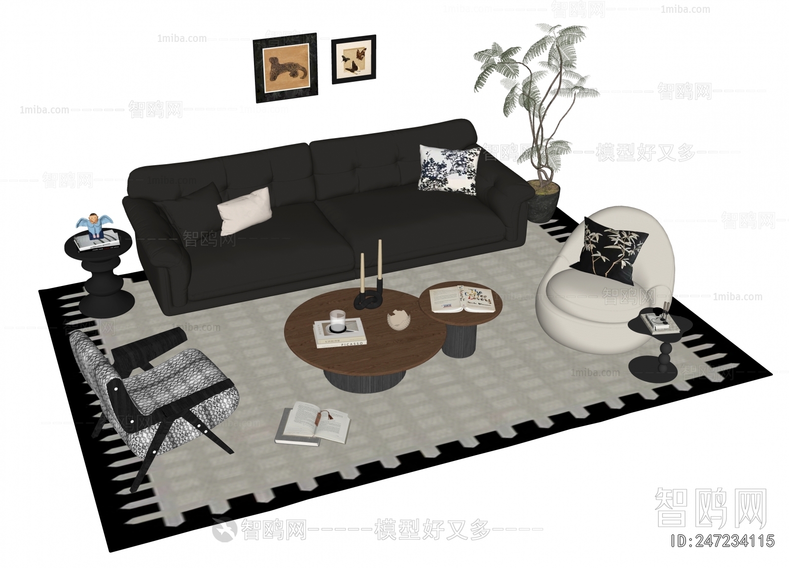 French Style Sofa Combination