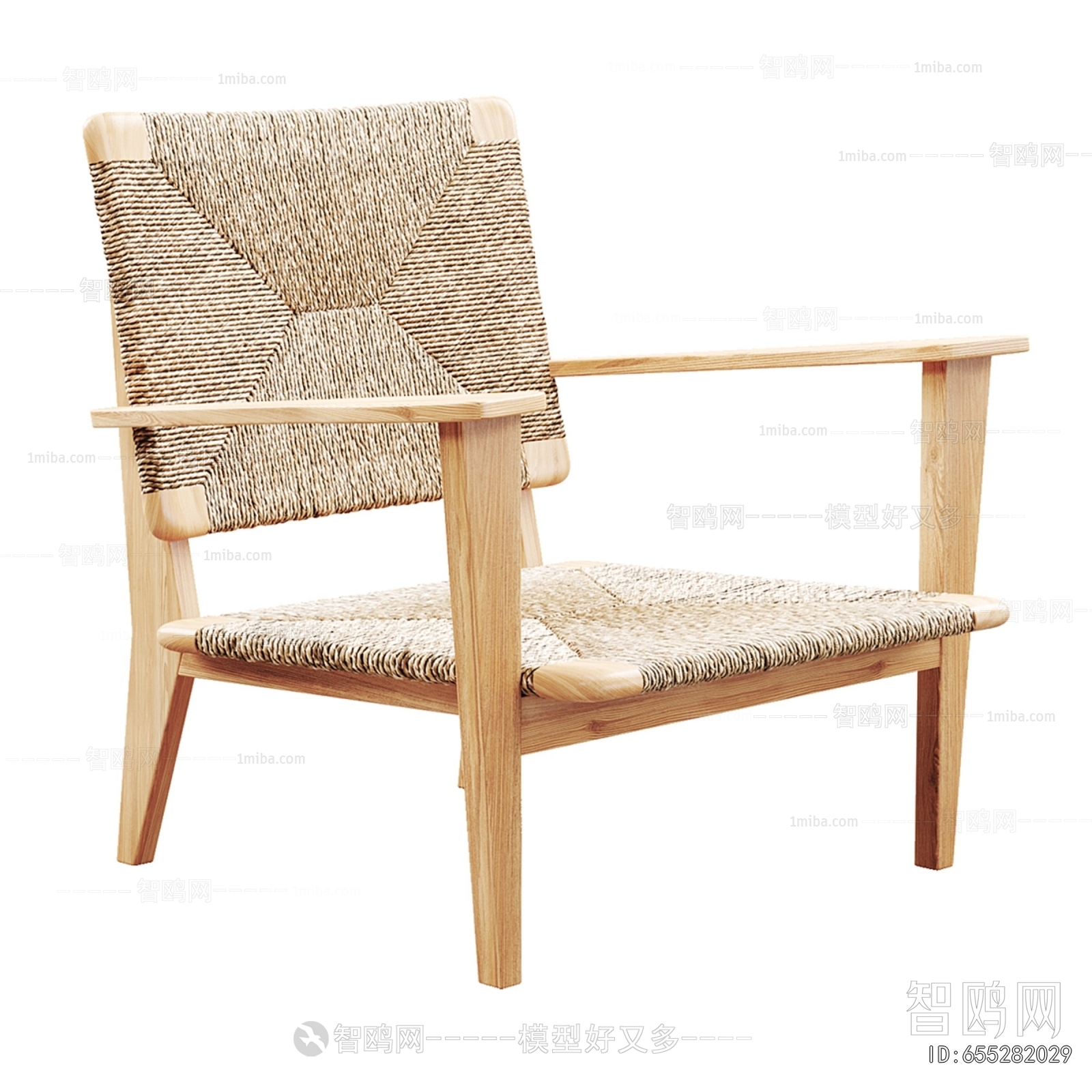 Wabi-sabi Style Lounge Chair