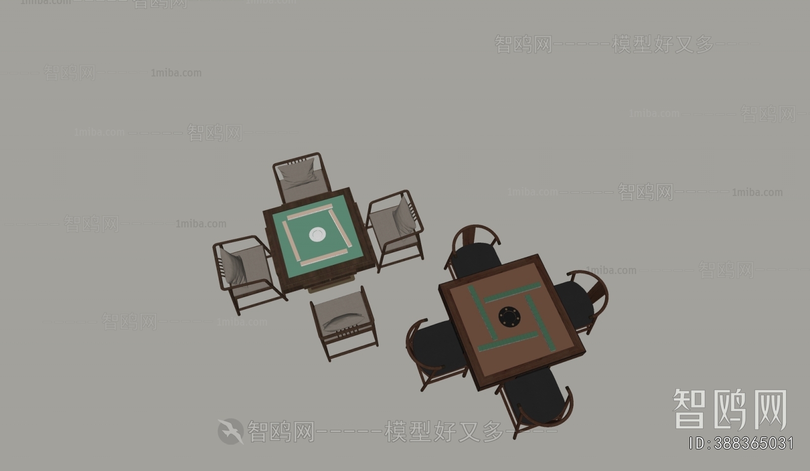 New Chinese Style Mahjong Tables And Chairs