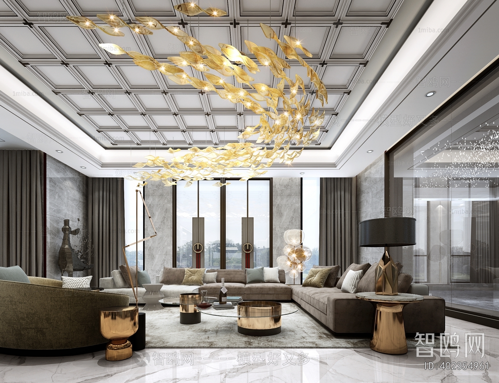 Post Modern Style A Living Room