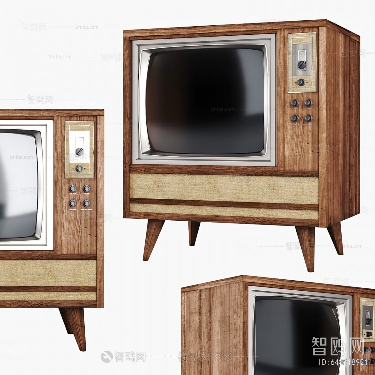 Modern Retro Style TV Cabinet