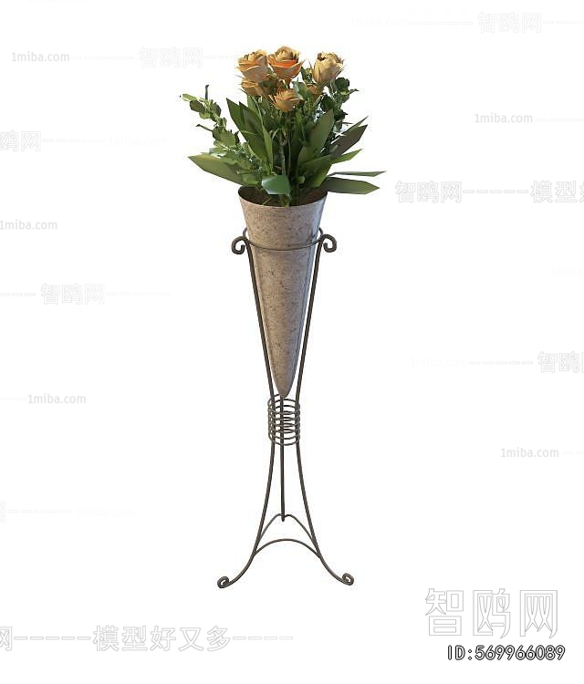Simple European Style Flower Arrangement