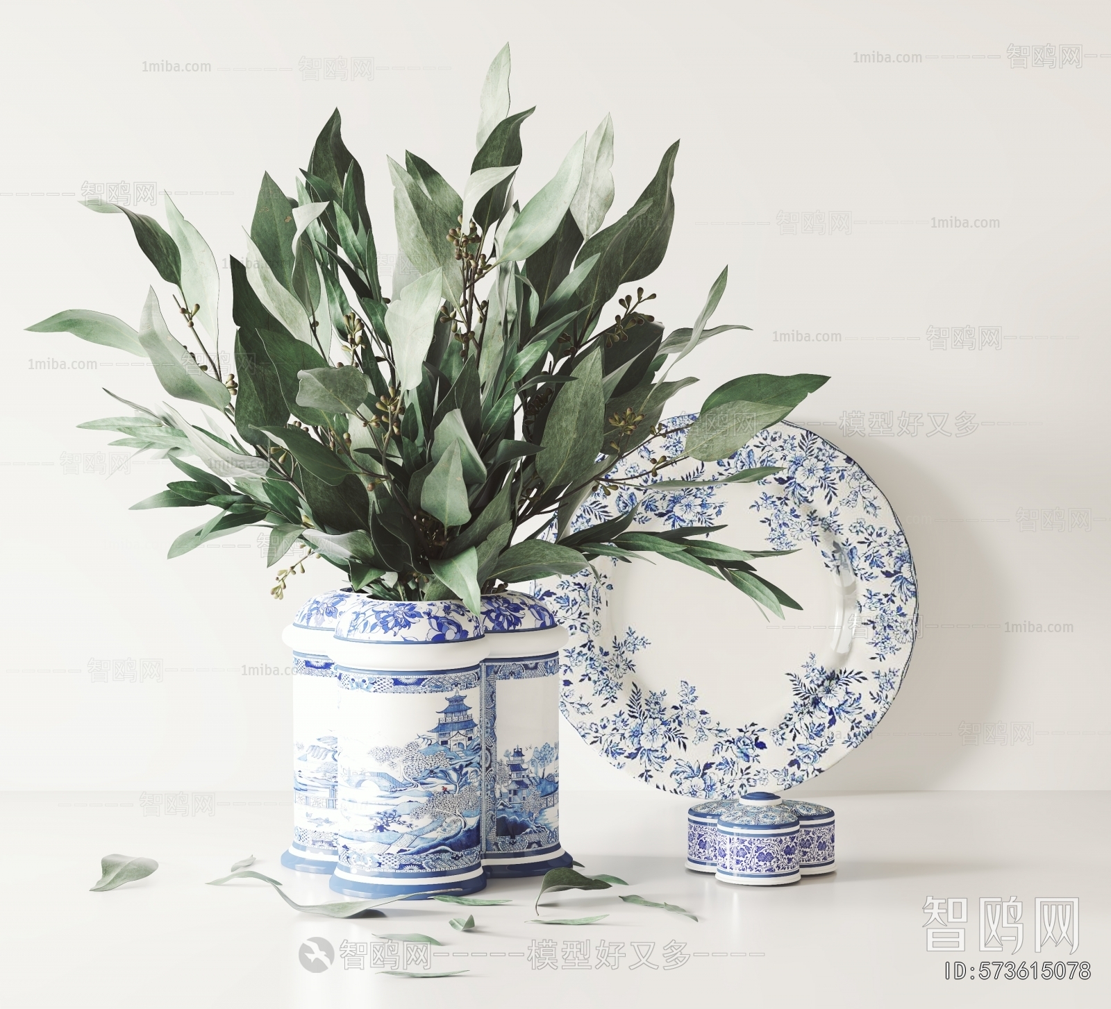 New Chinese Style Aquatic Green Plant