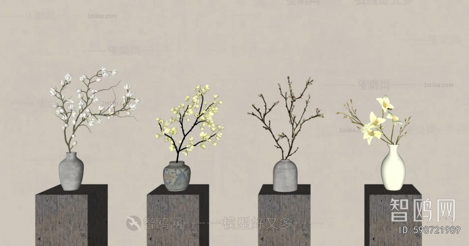 New Chinese Style Flower Arrangement