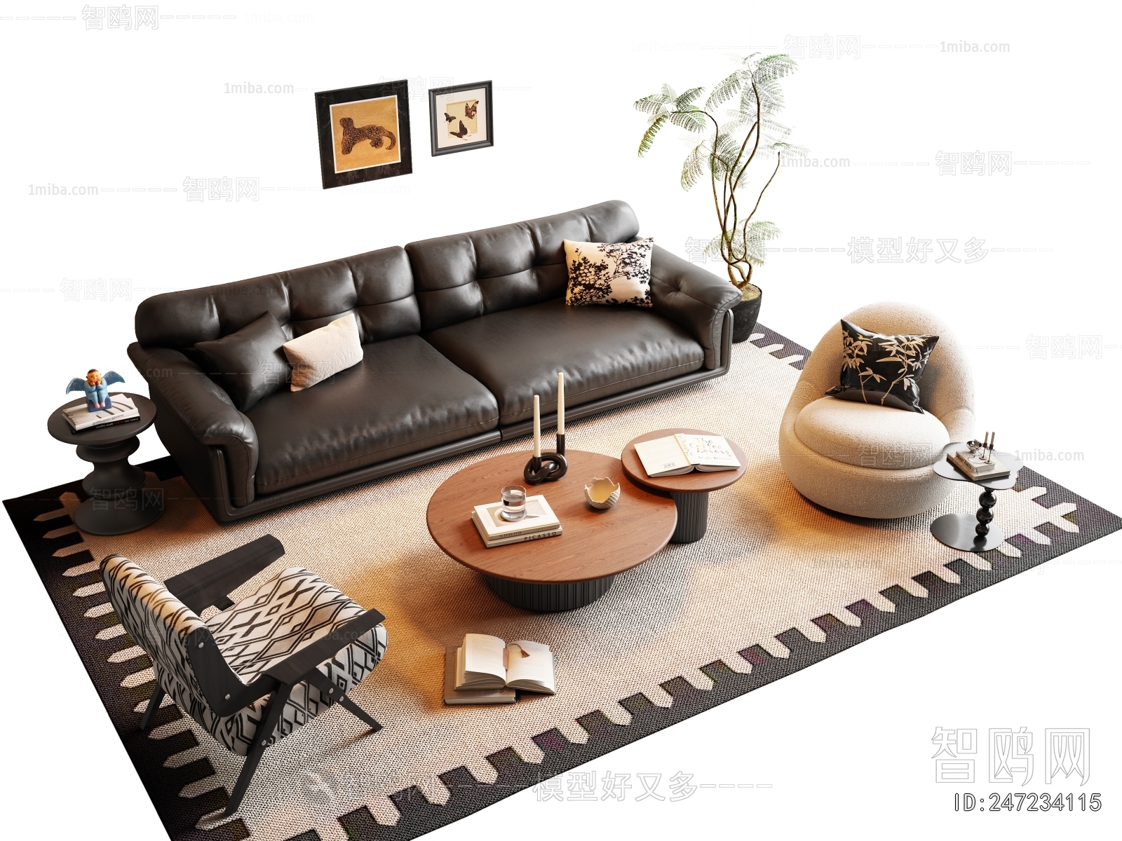 French Style Sofa Combination