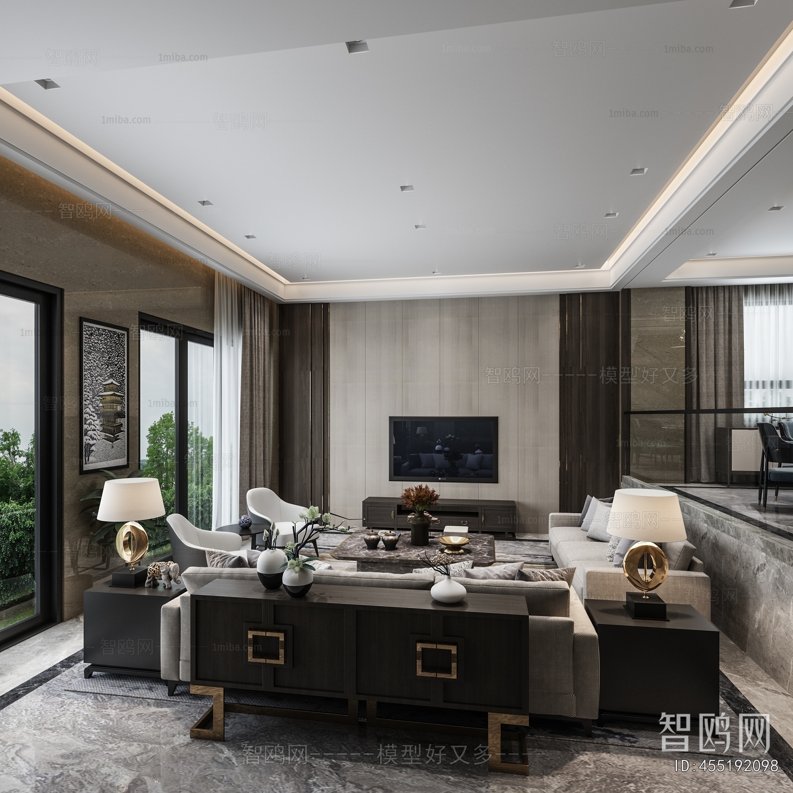 Post Modern Style Dining Room