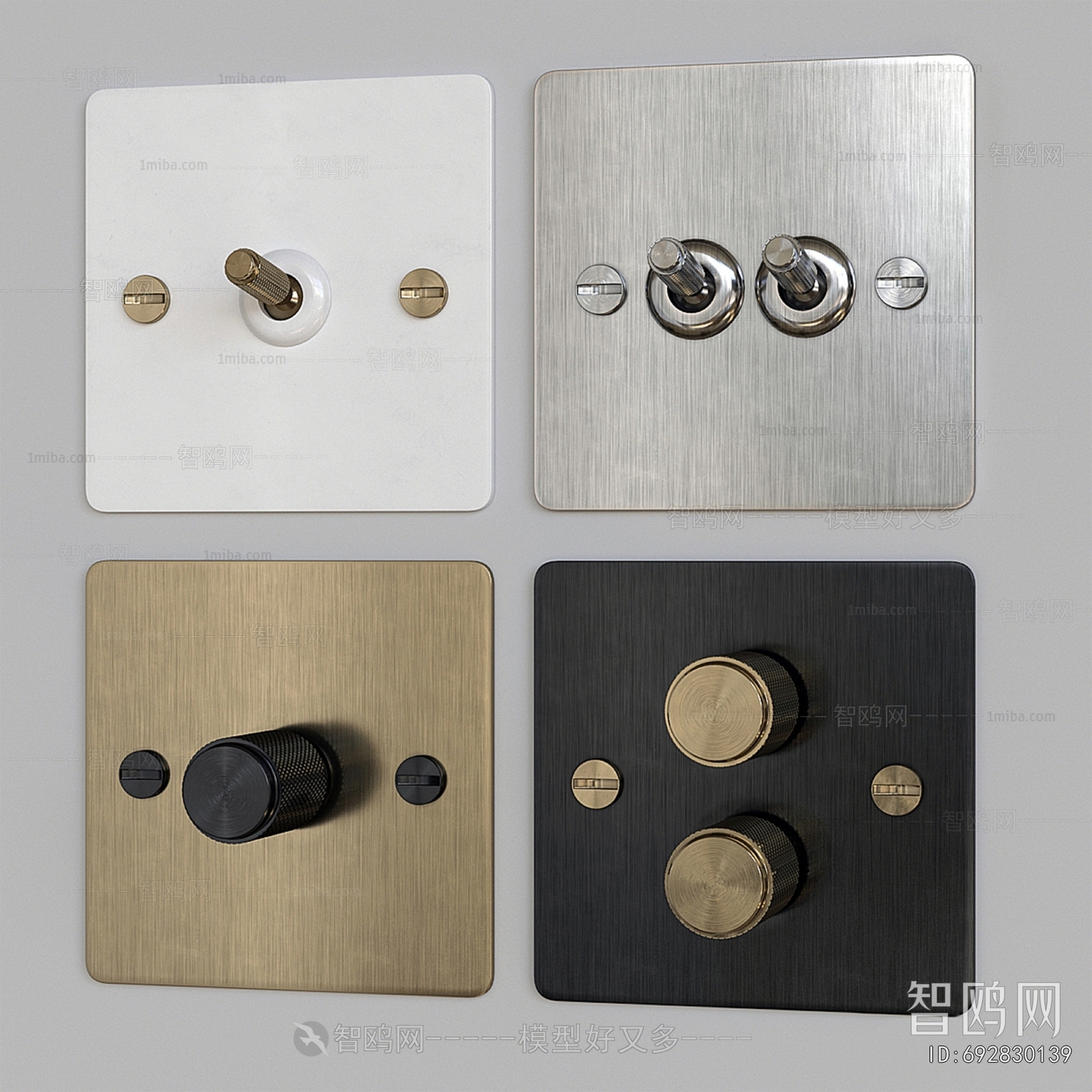 Modern Switch Socket Panel