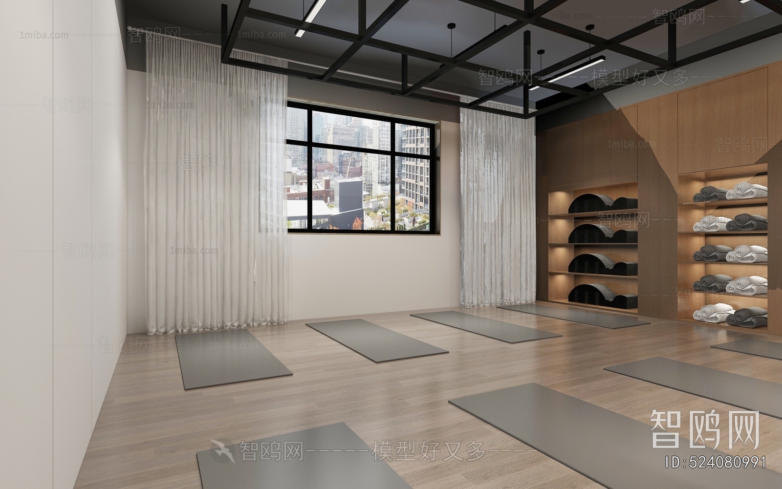 Modern Yoga Room