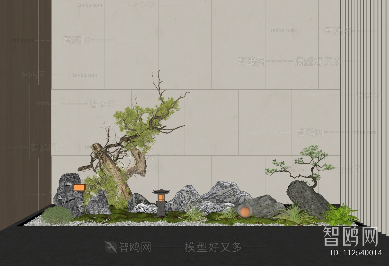 New Chinese Style Plant Landscaping