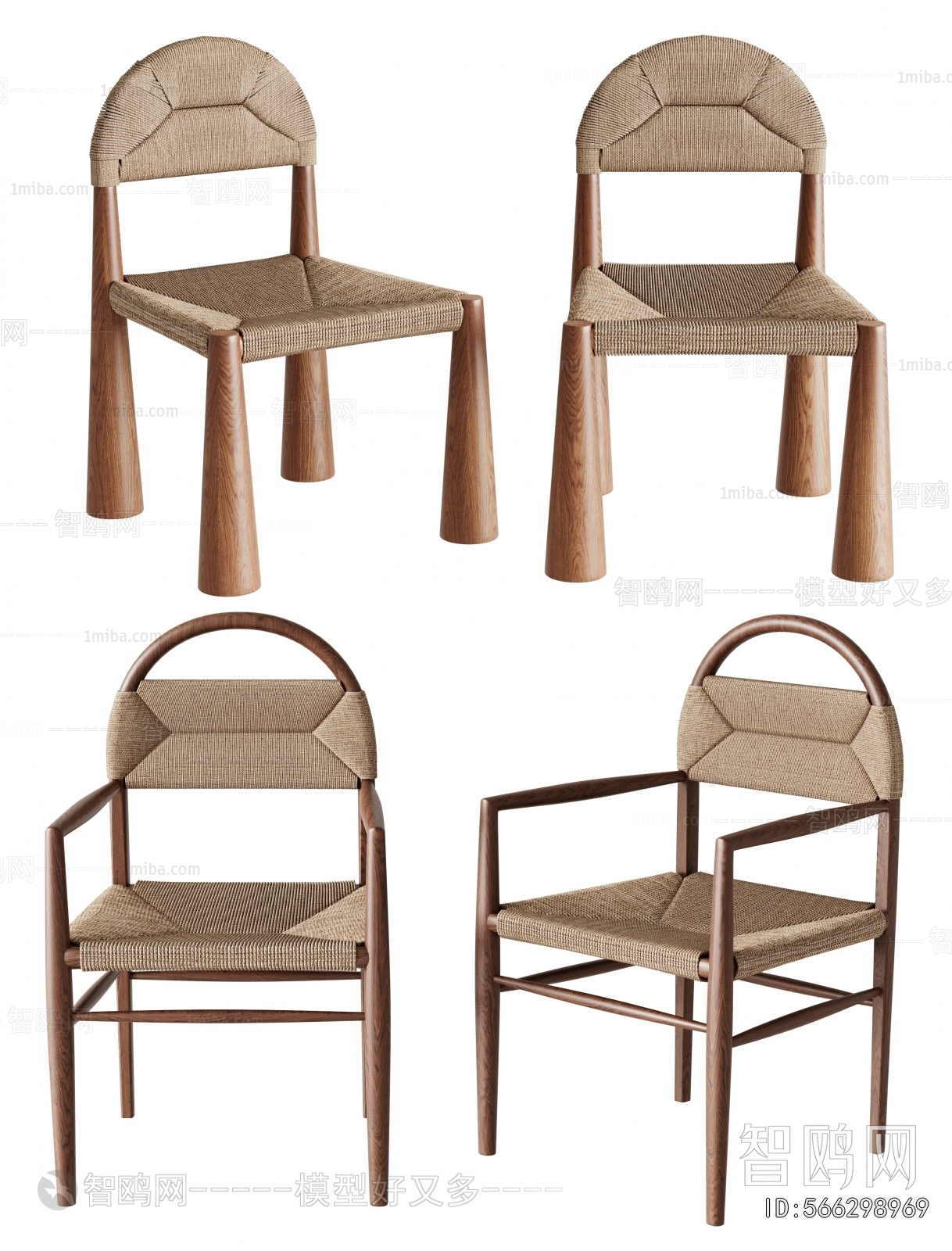 Wabi-sabi Style Dining Chair