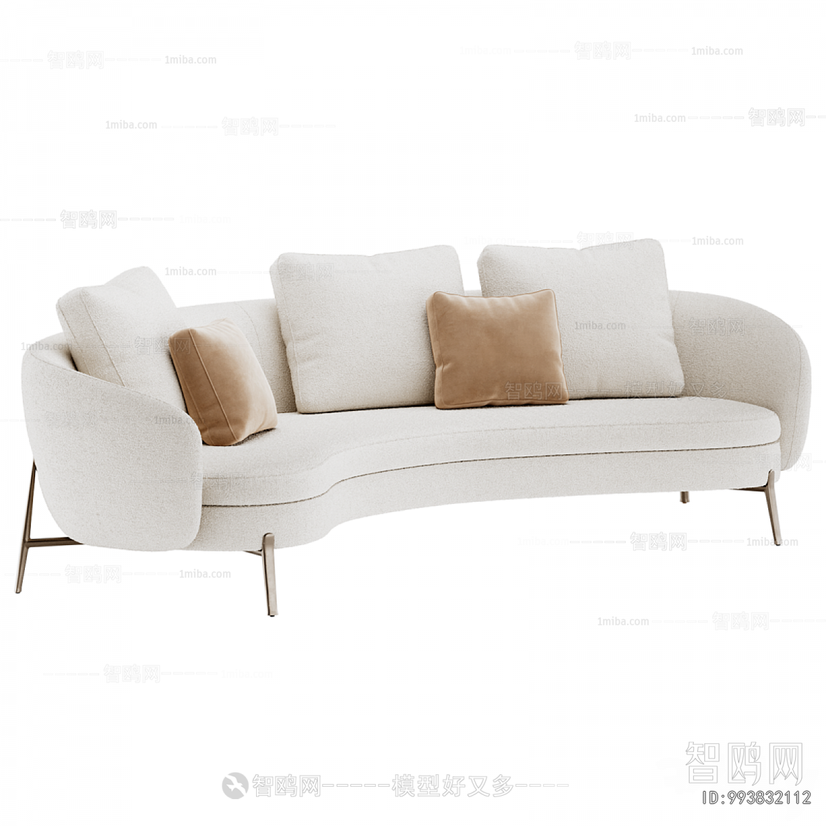 Modern Curved Sofa