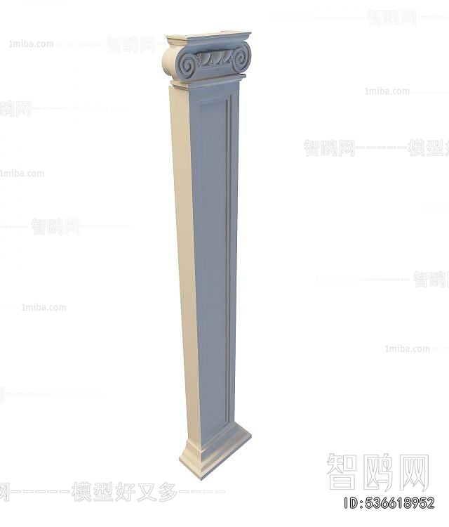 Simple European Style Column