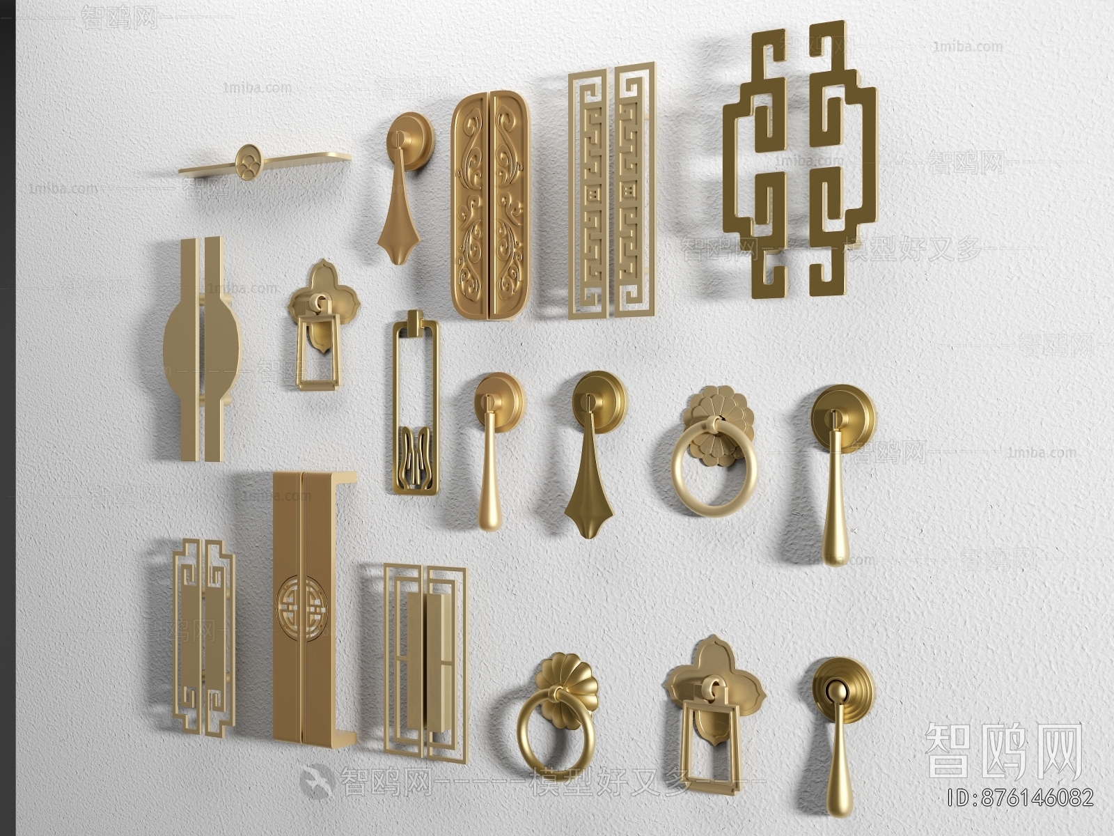 New Chinese Style Door Handle