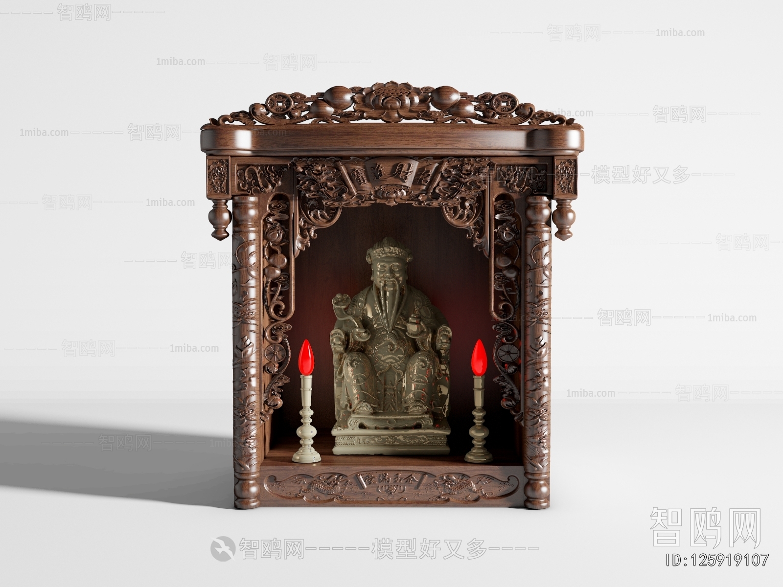 Chinese Style Buddhist Niche