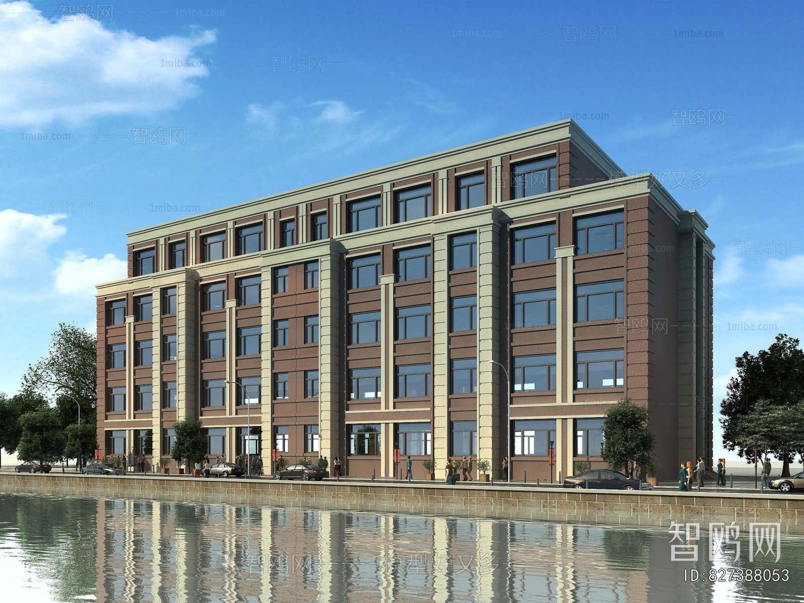 Simple European Style School Building