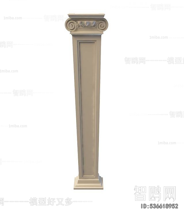 Simple European Style Column