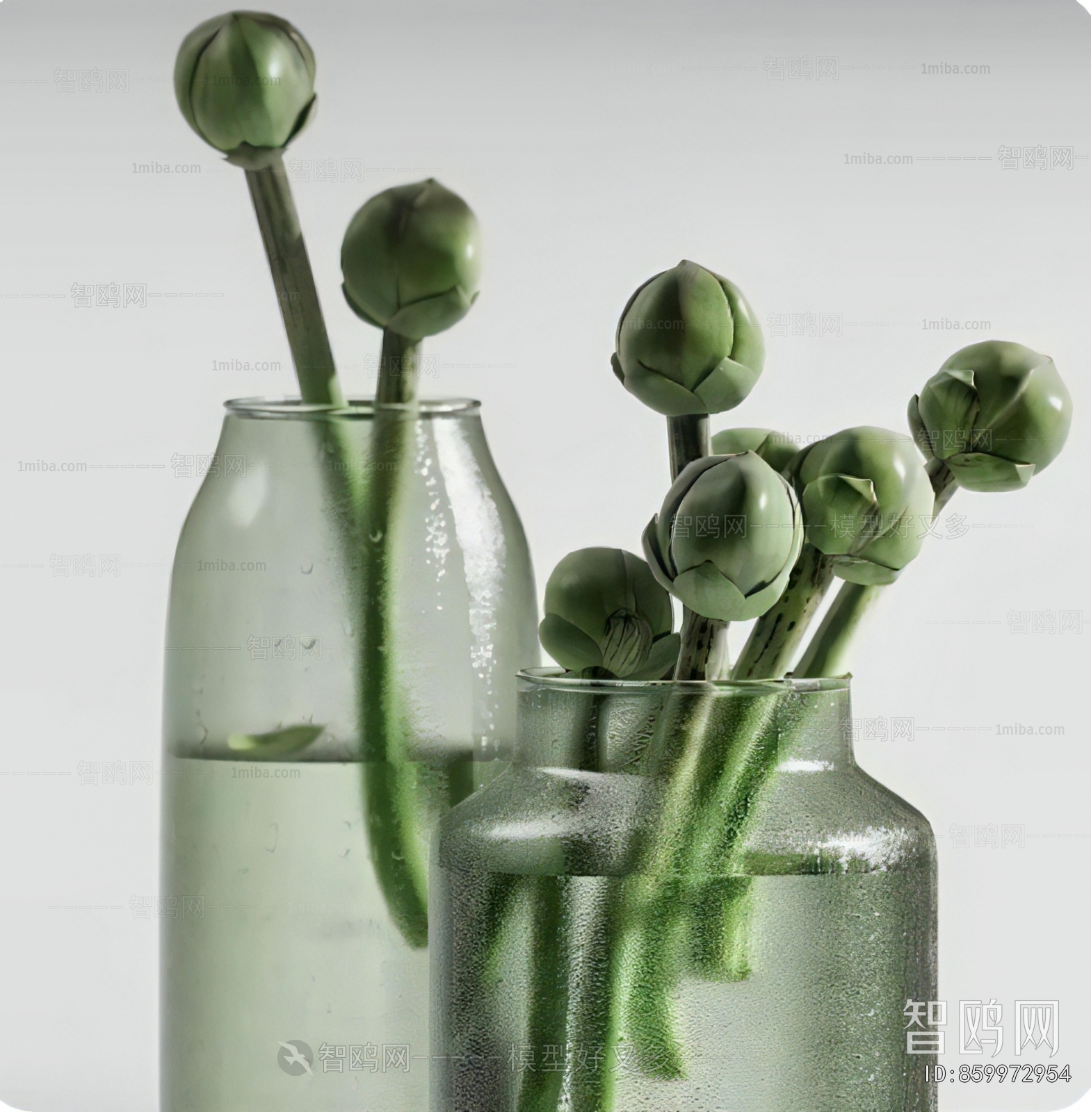 Modern Aquatic Green Plant