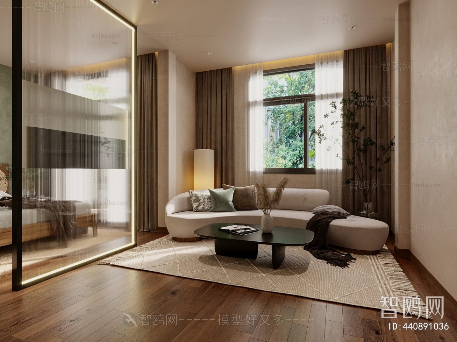 Wabi-sabi Style Bedroom