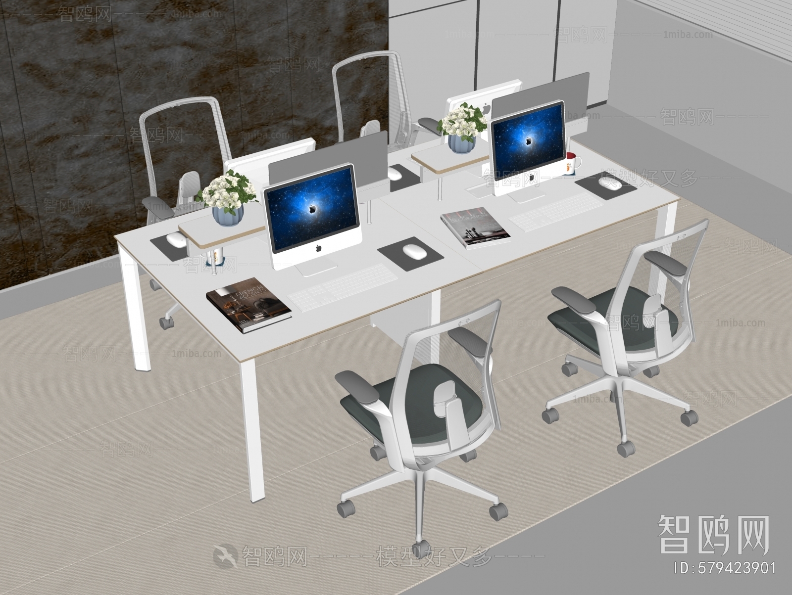 Modern Office Desk And Chair