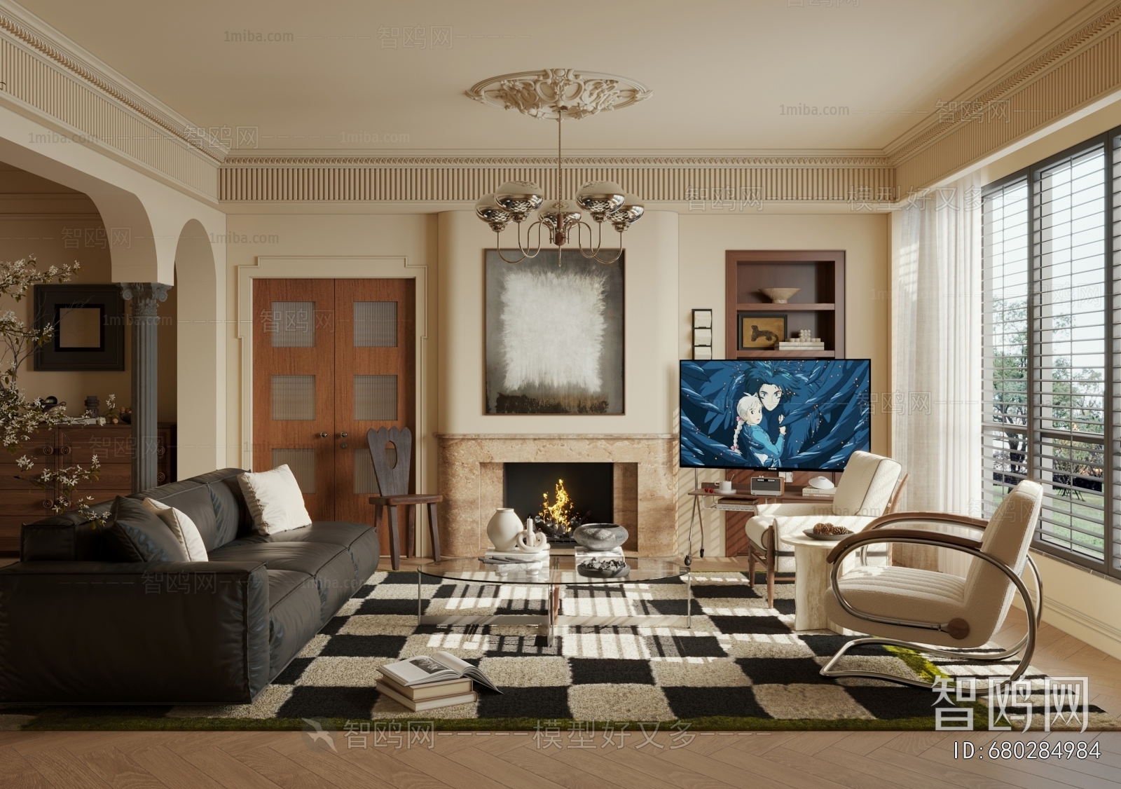 French Style A Living Room