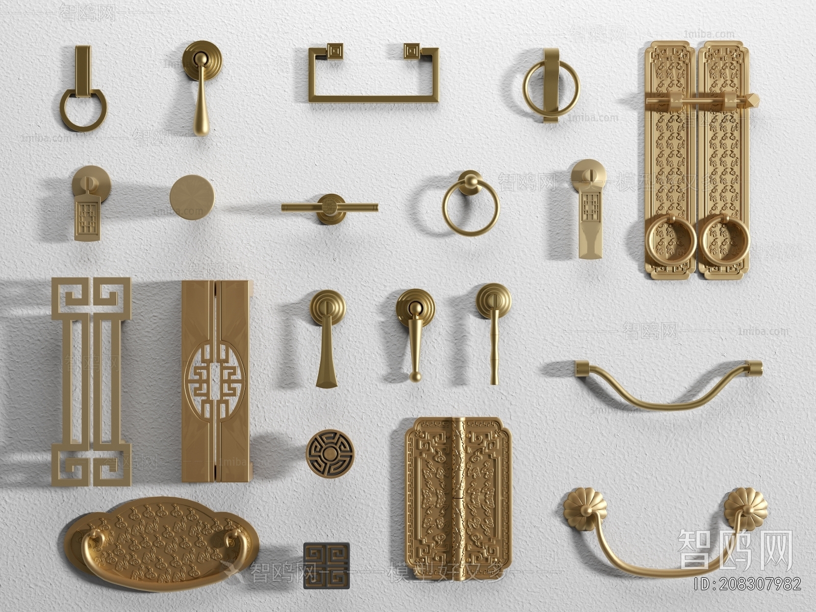 New Chinese Style Door Handle