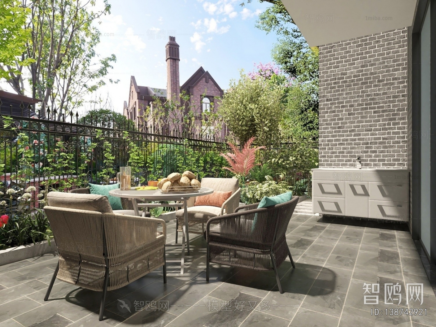 Modern Courtyard/landscape