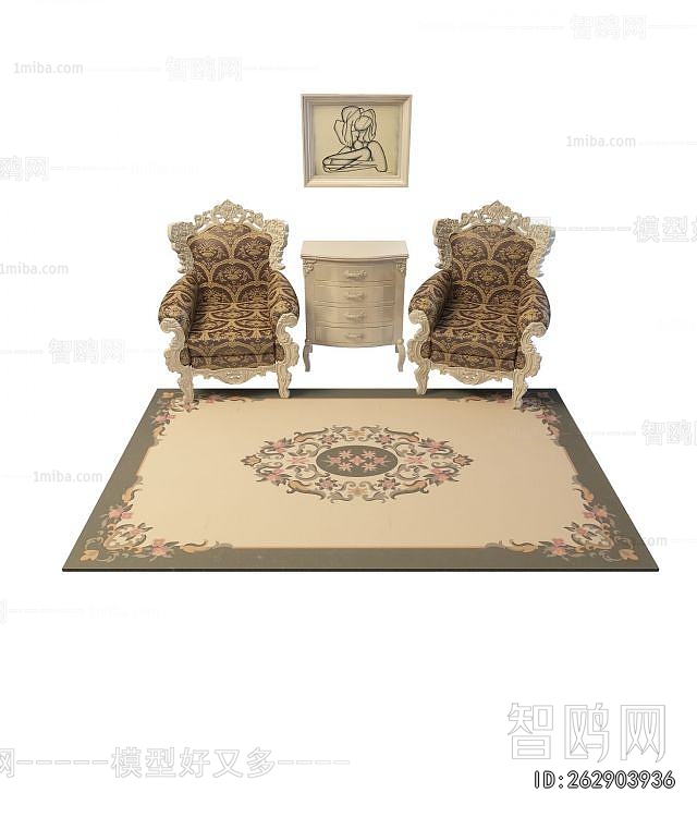 European Style Single Sofa