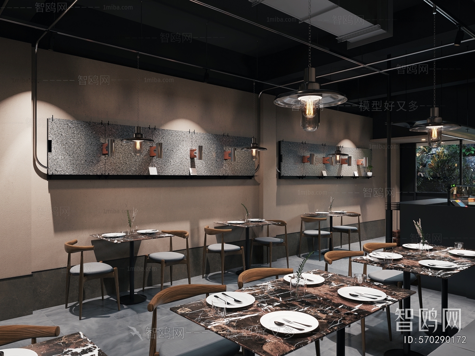 Industrial Style Restaurant