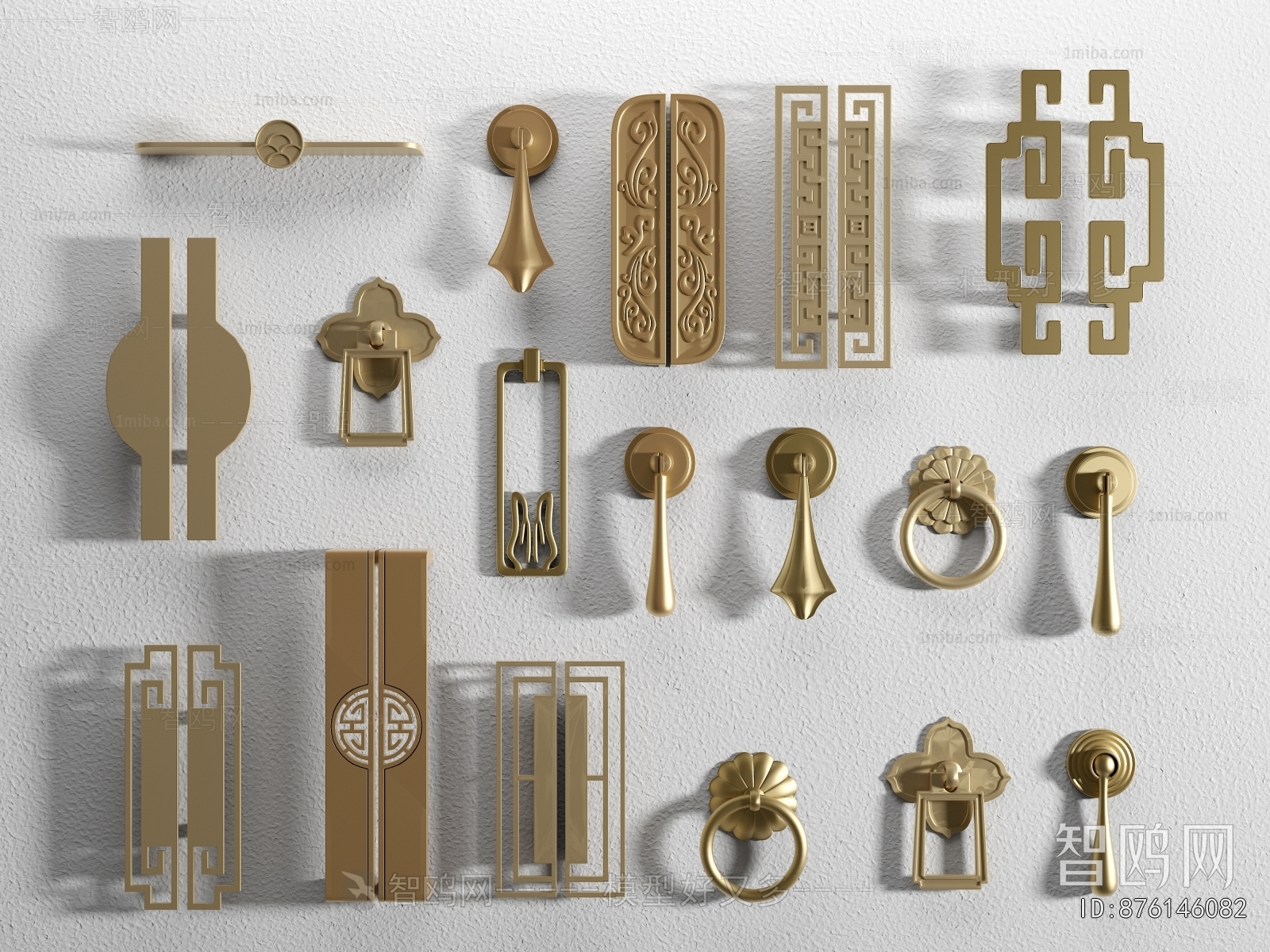 New Chinese Style Door Handle