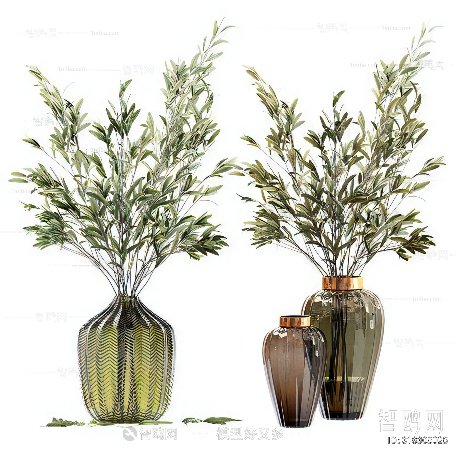 Modern Aquatic Green Plant