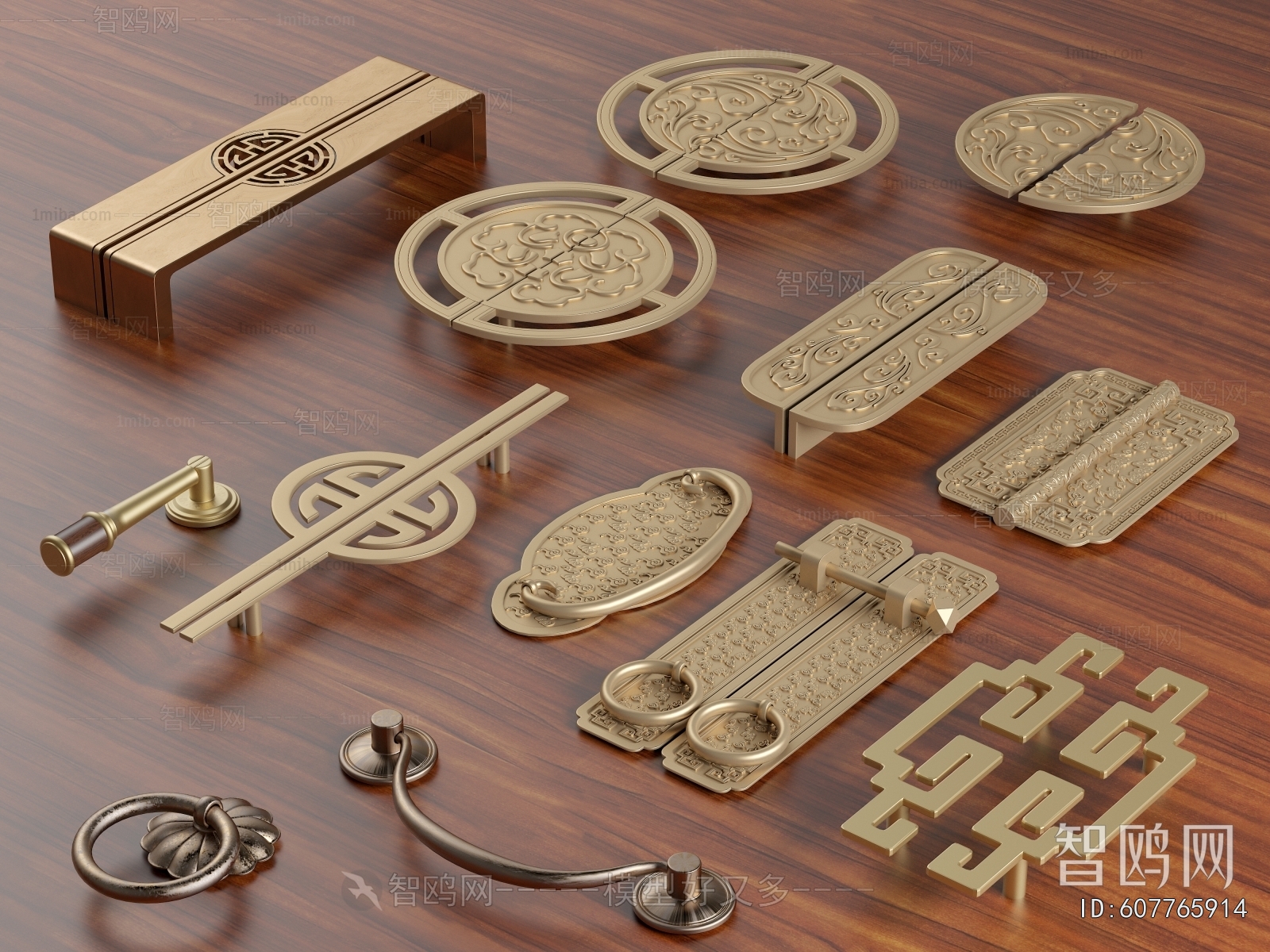 New Chinese Style Door Handle