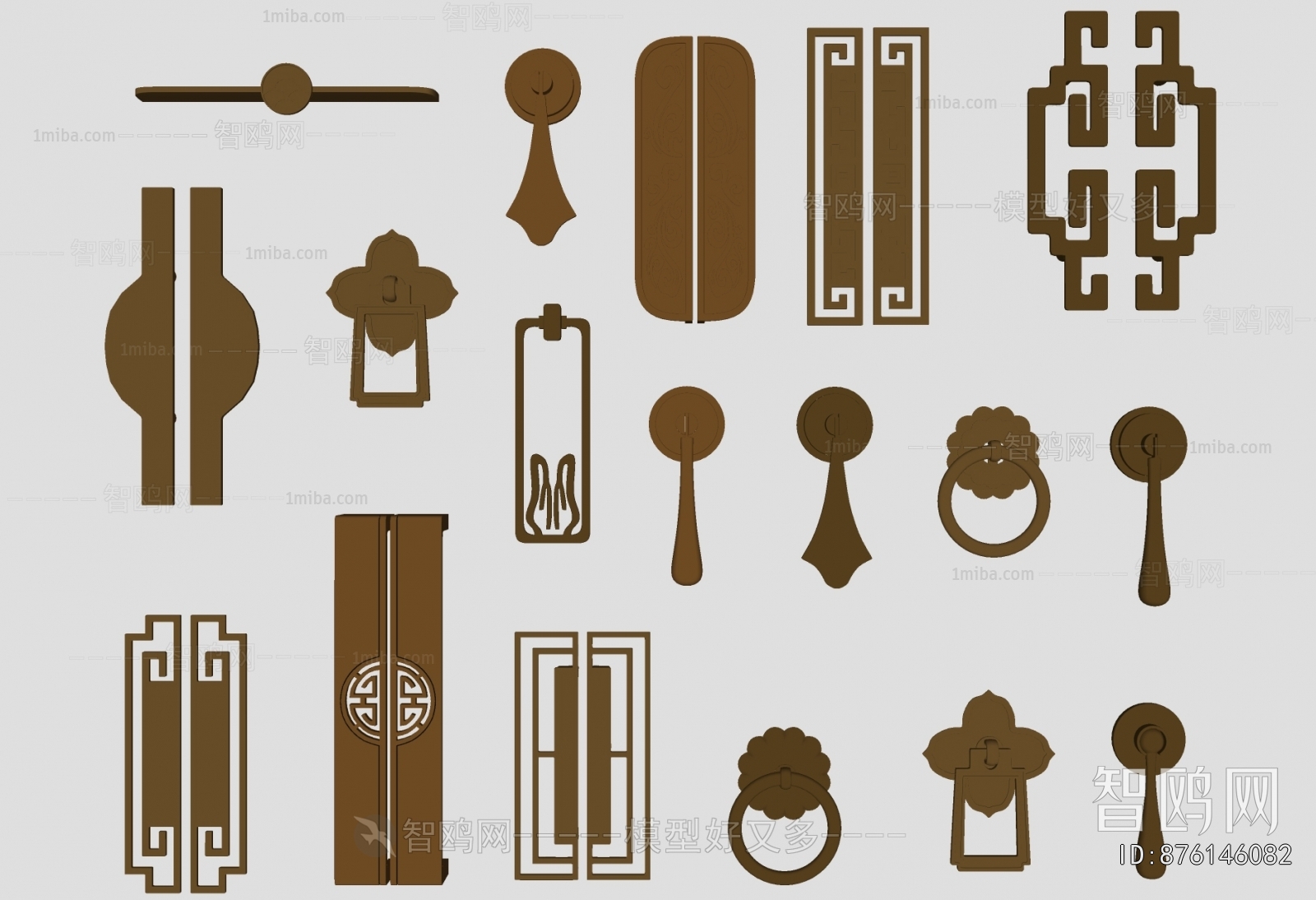 New Chinese Style Door Handle