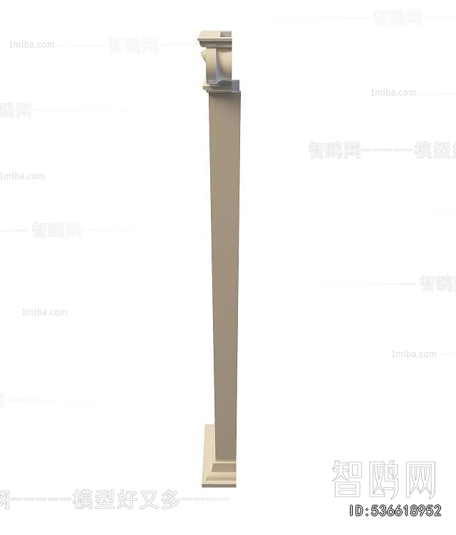 Simple European Style Column