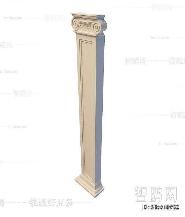 Simple European Style Column