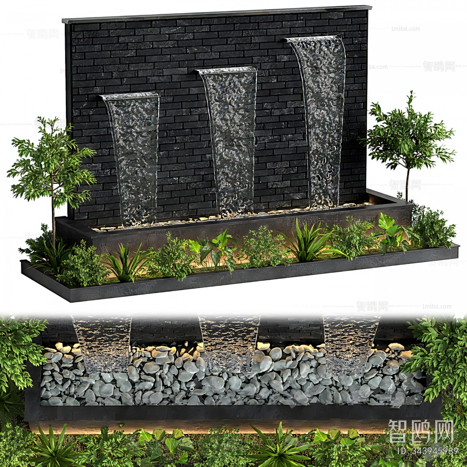 Modern Rockery Waterscape