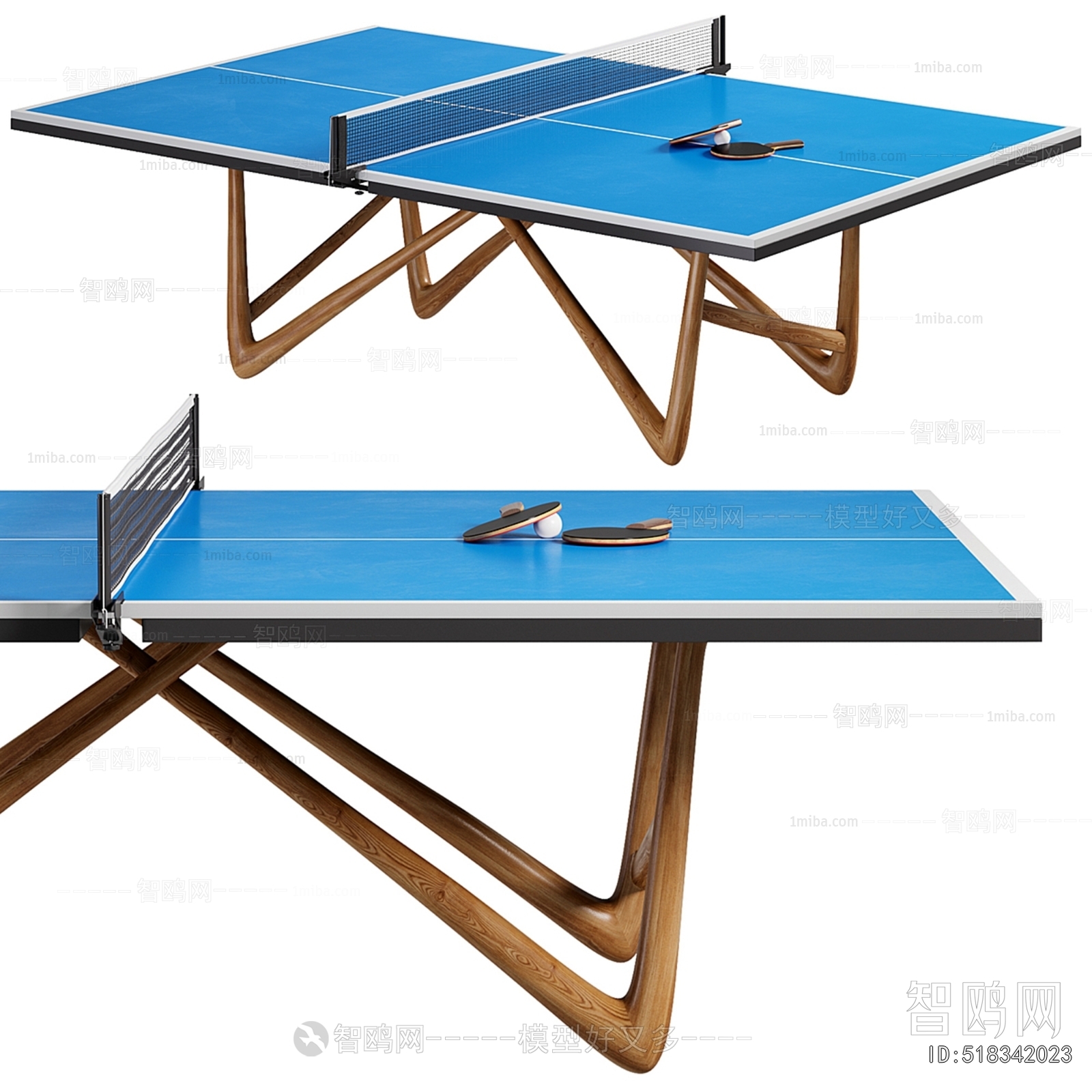 Modern Table-tennis Table
