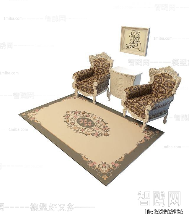 European Style Single Sofa