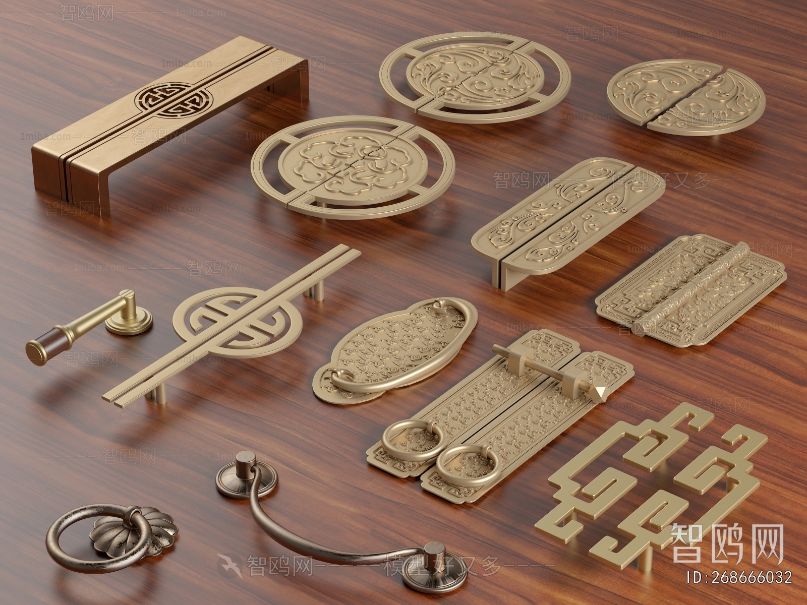 New Chinese Style Door Handle