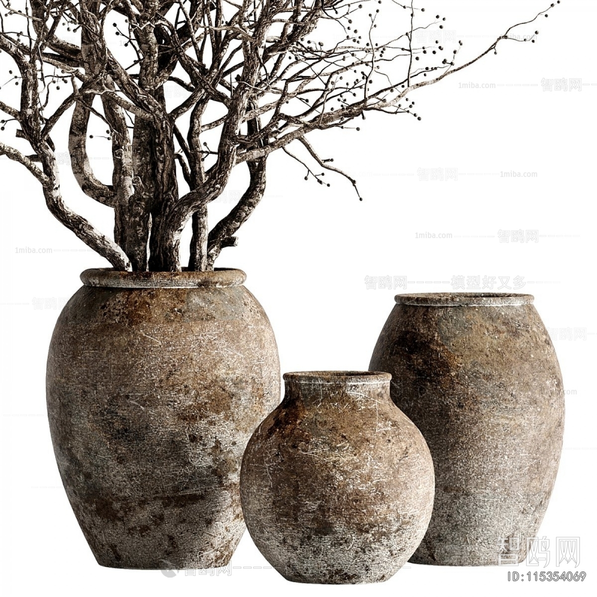 Wabi-sabi Style Dried Branch