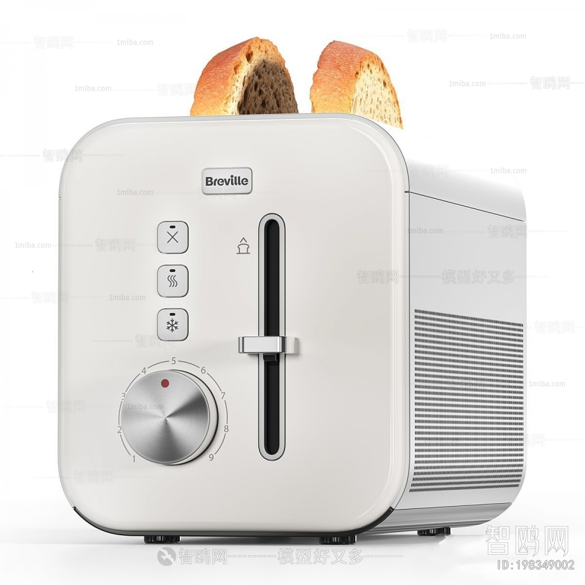 现代咖啡机面包机烧水壶组合