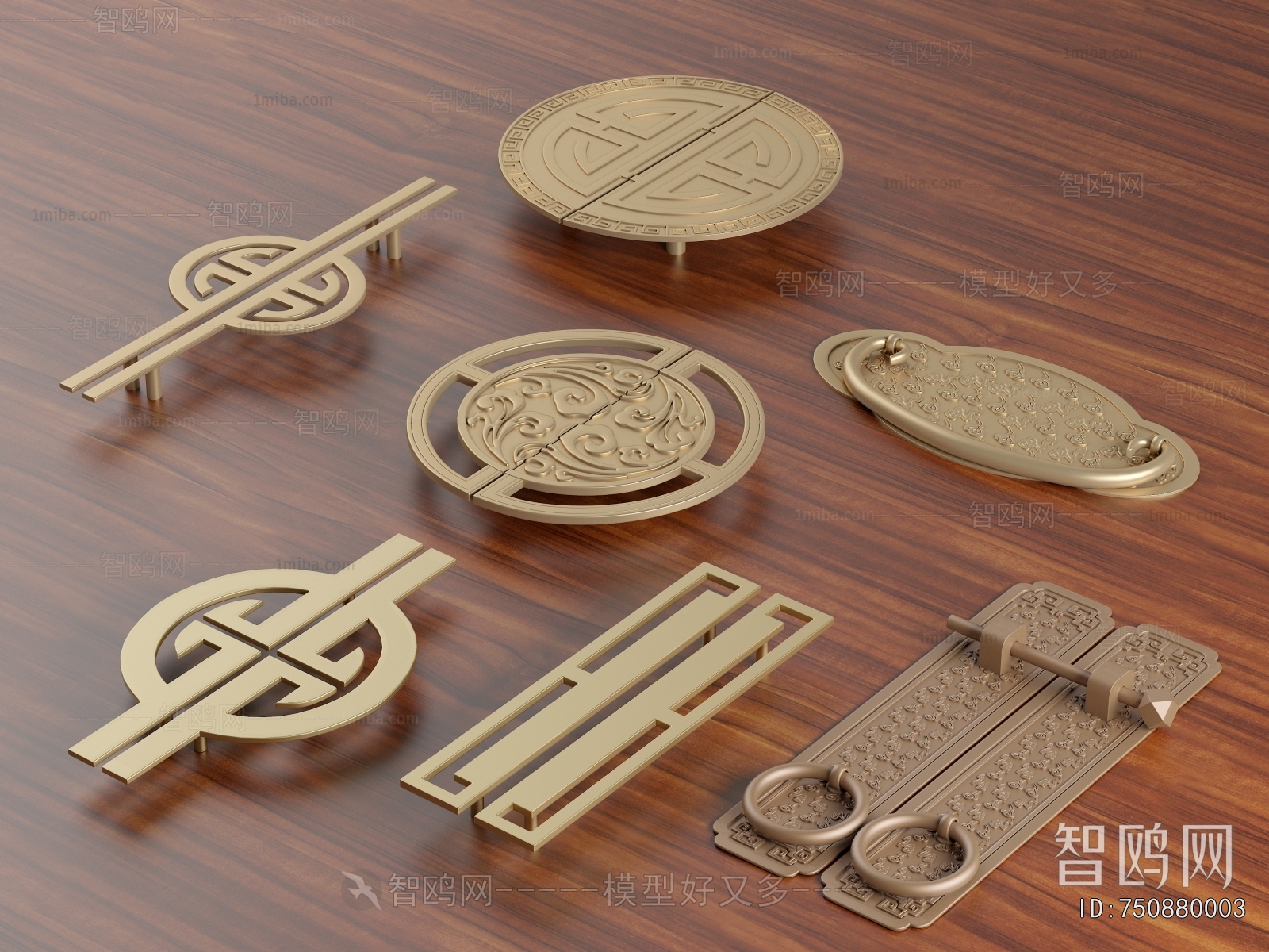 New Chinese Style Door Handle