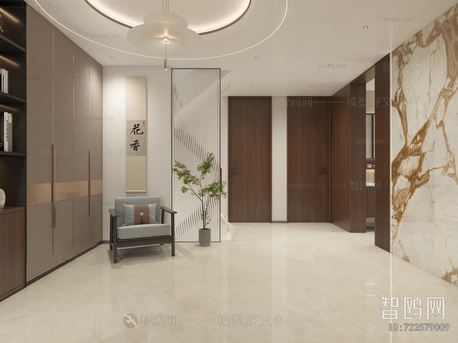 New Chinese Style Hallway