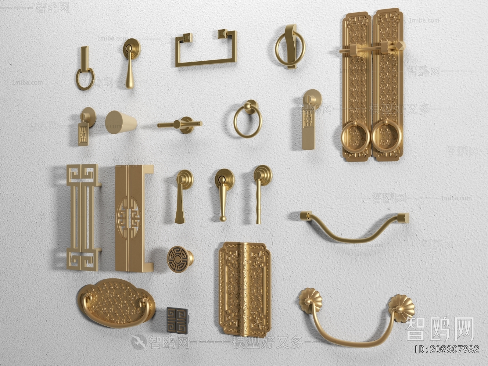 New Chinese Style Door Handle