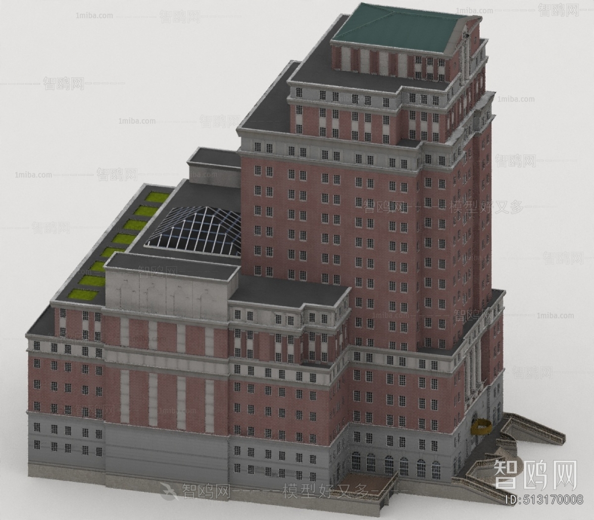 European Style Appearance Of Commercial Building